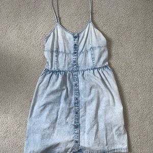 Light wash jean dress
